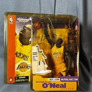 Opened vintage Shaquille O'Neal Action Figure - Yellow